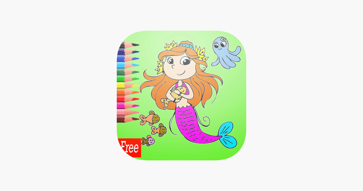 Games like Games Princess Mermaid Coloring Book Art Pad:Easy painting for little kids