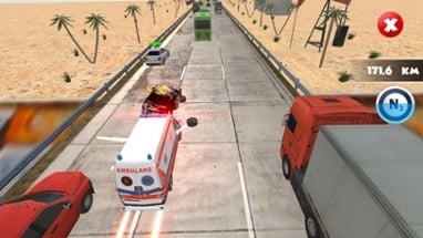 Highway Car Crash Image