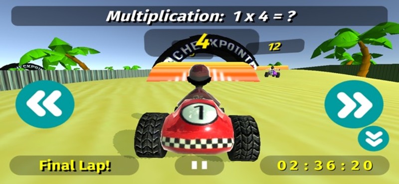 Math Racing 2 screenshot