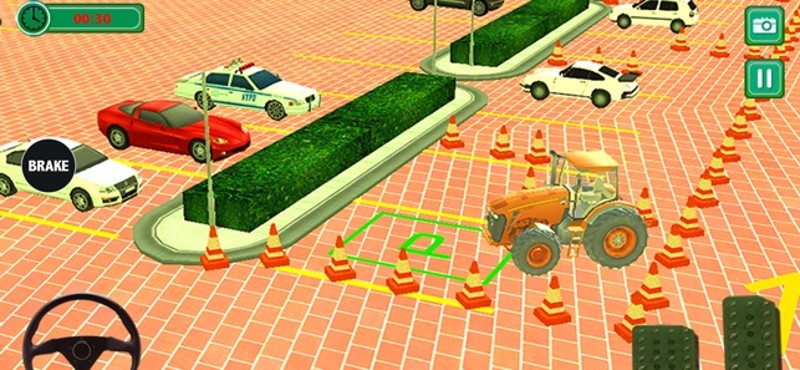 Modern Parking Tractor Games screenshot