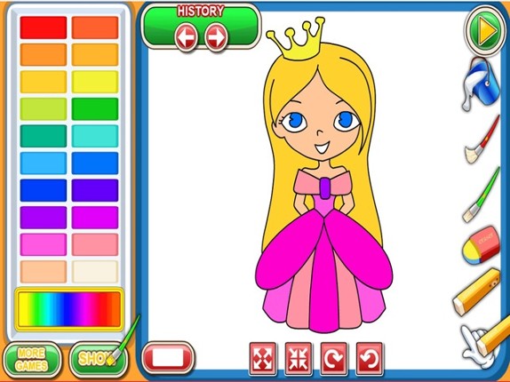 My Coloring Pages Book Game screenshot