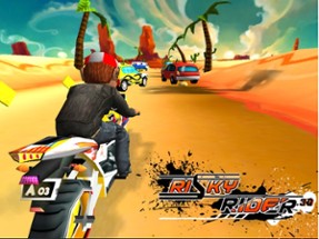 Risky Rider 3D - Motocross Dirt Bike Racing Game Image