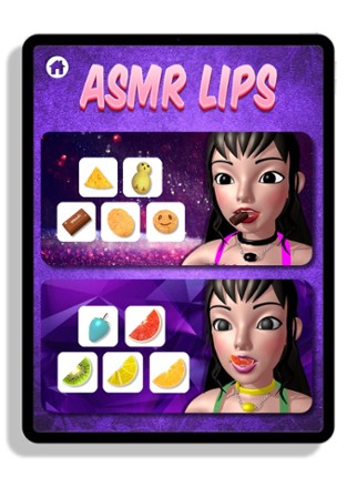 Satisfying Lips! ASMR Mukbang screenshot