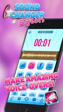 Sound Changer Effects – Edit Recordings with Cool Voice Recorder and Modifier App Image