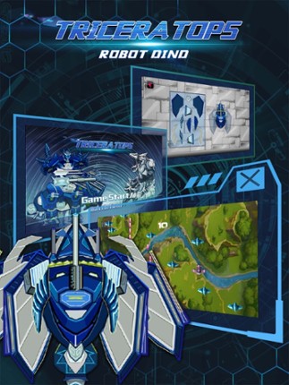 Triceratops: Robot Dino, Trivia & Puzzle Game for Free screenshot