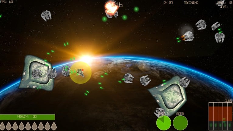 Asteroids screenshot