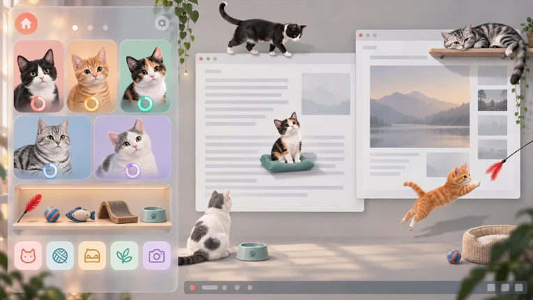 Cats Live Here Image