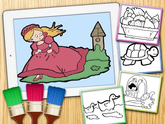 Coloring book for kids - drawings color games screenshot
