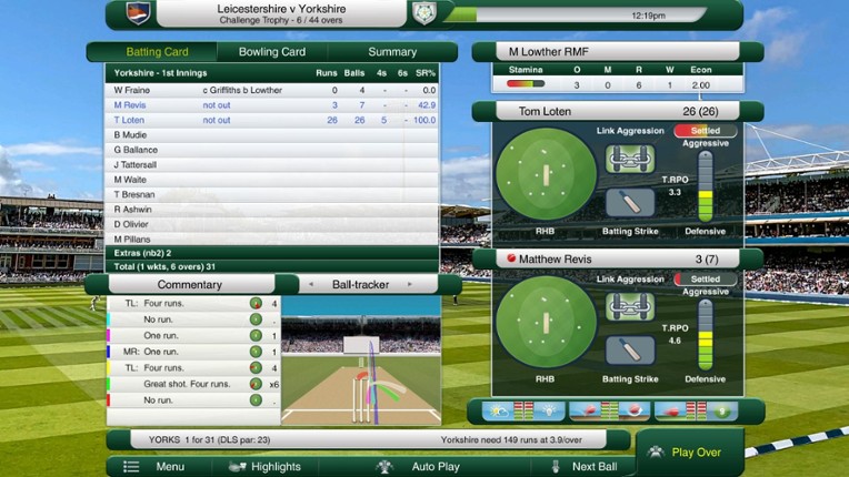 Cricket Captain 2020 screenshot