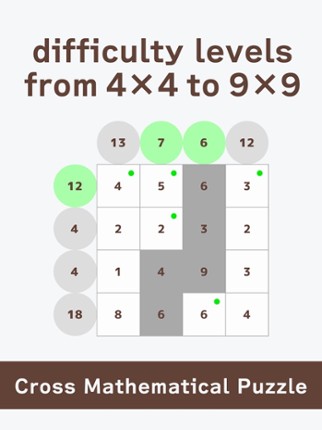 Cross Mathematical Puzzle Image