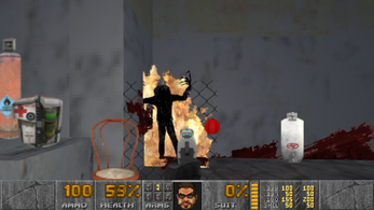 DOOM but its Half-Life 2 screenshot