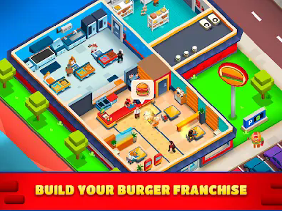 Idle Burger Empire Tycoon—Game screenshot