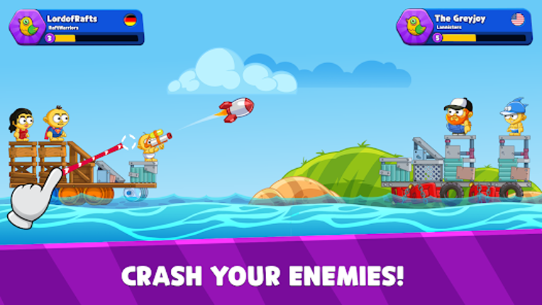 Boat Battles: Defend Your Raft screenshot