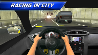 Racing in City Image