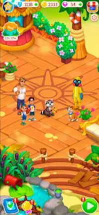 Secrets of Paradise Merge Game screenshot