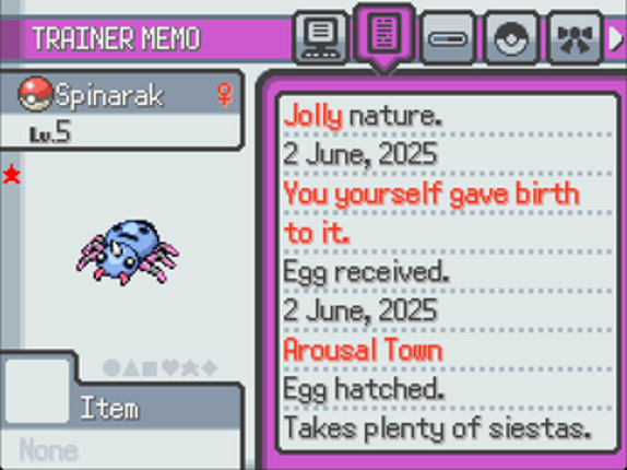 Pokémon NaughtyPink version screenshot
