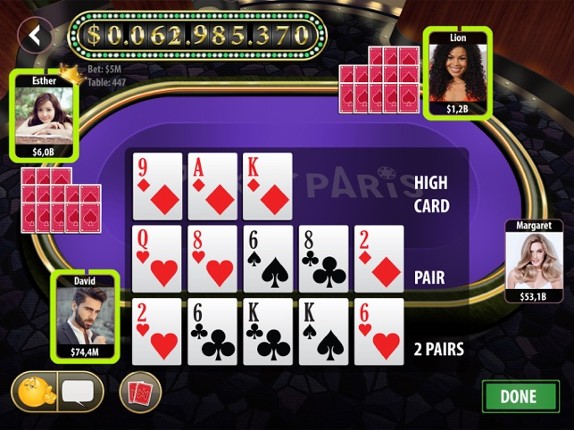 Poker Paris: danh bai online screenshot