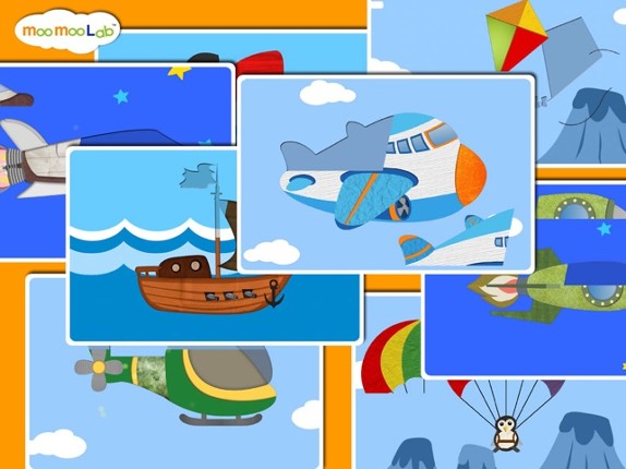 Rocket and Airplane : Puzzles, Games and Activities for Toddlers and Preschool Kids by Moo Moo Lab screenshot