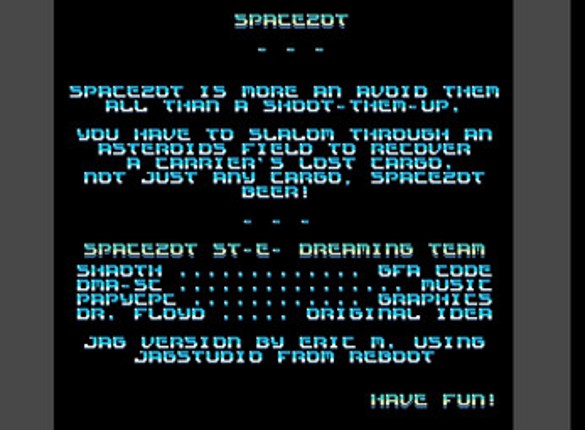 SpaceZOT - Atari JAGUAR Image