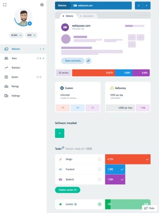 Web Tycoon – online strategy screenshot