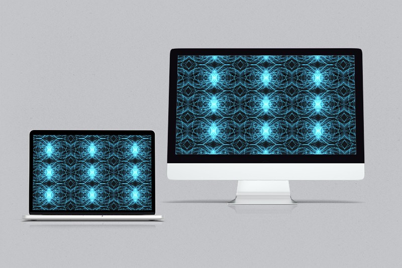 Games like Blue Abstract Fractal 4K Wallpaper ~ Liquid Light Series #1