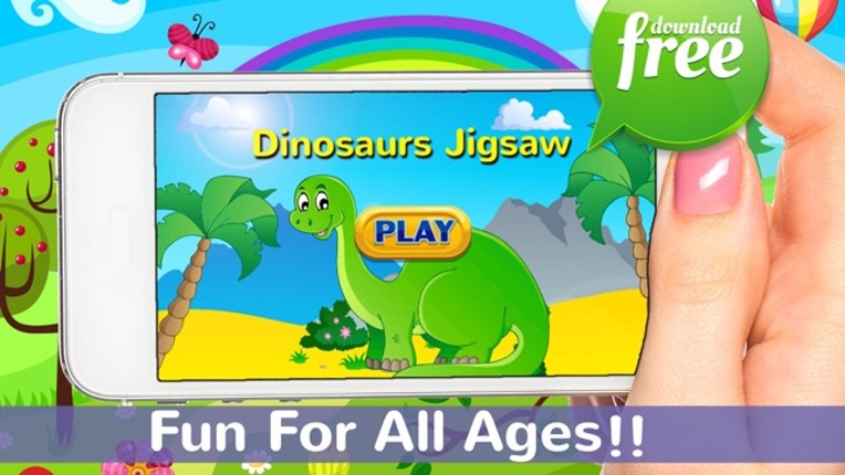Dinosaurs Jigsaw Puzzles Free For Kids &amp; Toddlers! Image