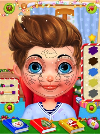 Face Paint Christmas - Kids Coloring Fun Party! screenshot