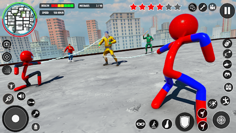 Spider Hero Man: Stickman Game screenshot