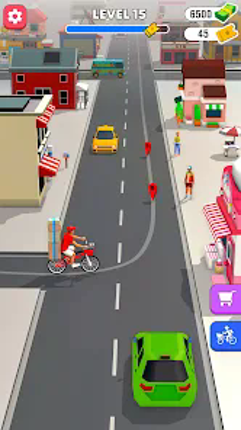 Delivery Boy Bicycle Game Image