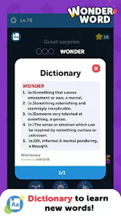 Wonder Word screenshot