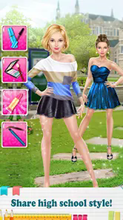 Back-to-School Makeup Games screenshot