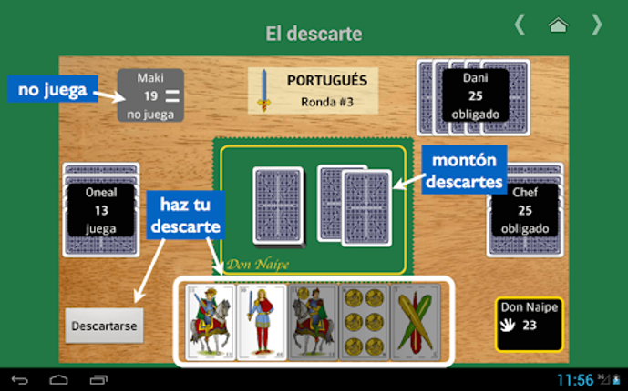 Portugués Don Naipe screenshot