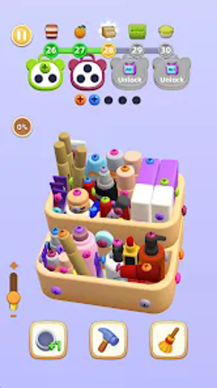 Screw Nuts - 3D Screw Puzzle Image