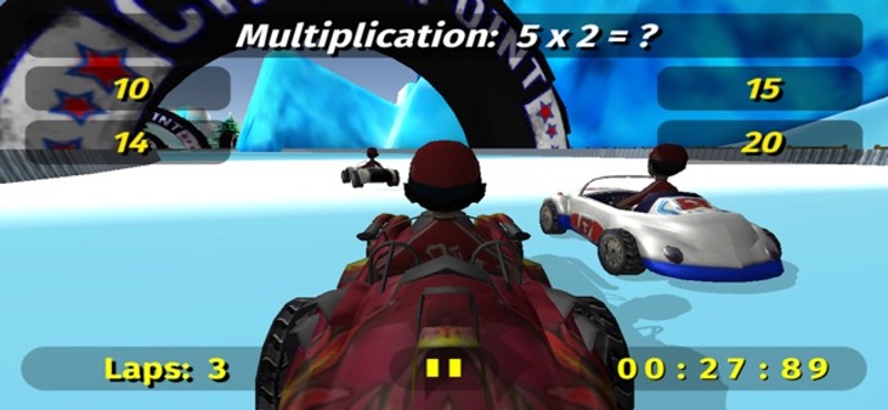 Math Racing 2 screenshot