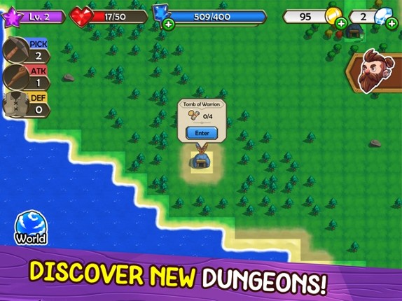 Mine Quest: Crash the Boss RPG Image