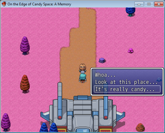 On the Edge of Candy Space: A Memory Image