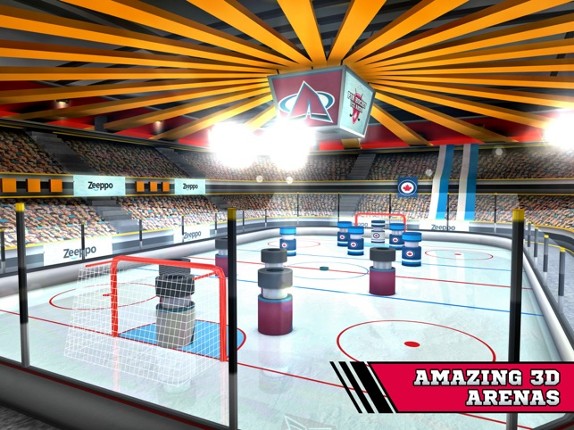 Pin Hockey - Ice Arena - Glow like a superstar air master screenshot