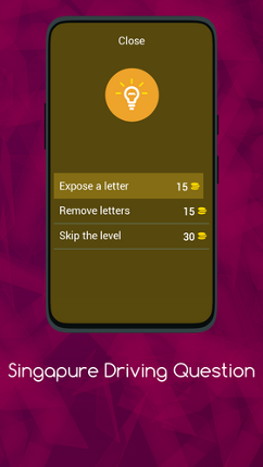 SG Driving Question Test Image