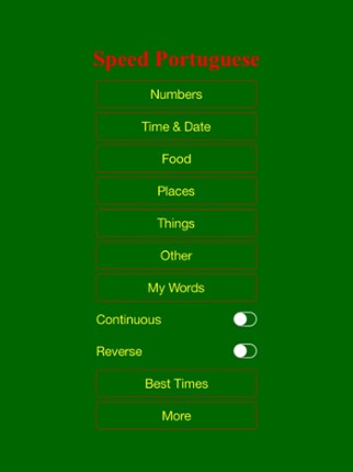 Speed Portuguese screenshot