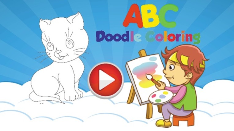 A-Z English Easy Coloring Book screenshot