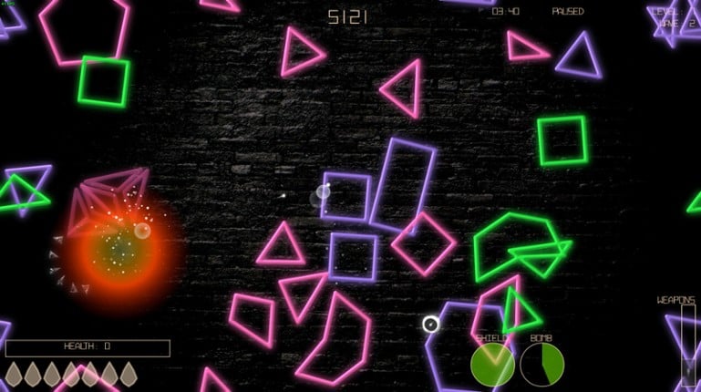 Asteroids screenshot