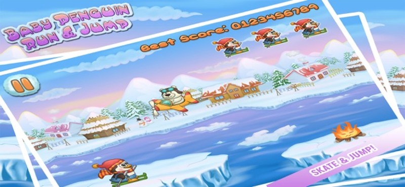 Baby Penguin 2D Endless Runner Image