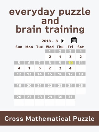 Cross Mathematical Puzzle screenshot