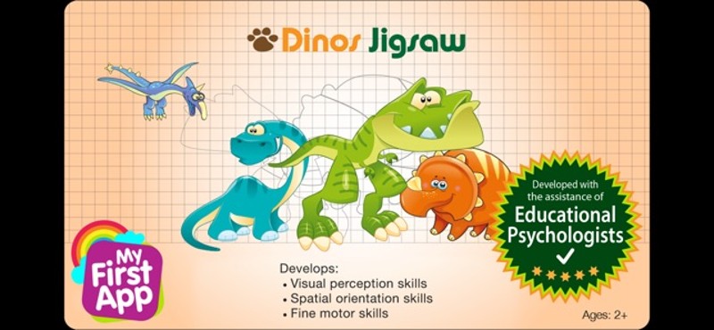 Dinos Jigsaw - Adhd &amp; autism screenshot