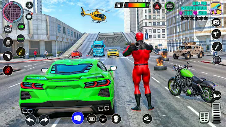Superhero Game Crime War Clash screenshot