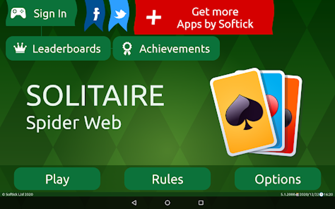 SpiderWeb Solitaire (Spider We screenshot