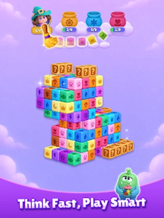 3D Magic Pop™: Color Cube Sort screenshot