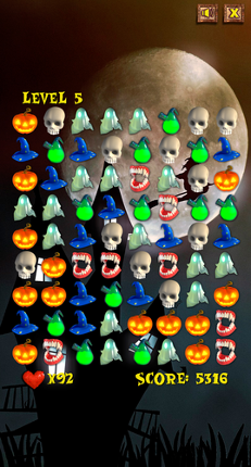 Scary Shapes Matching screenshot