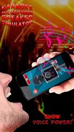 Karaoke Microphone Speaker Sim Image
