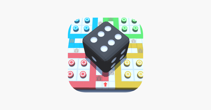 LUDO Board Game 3D Image
